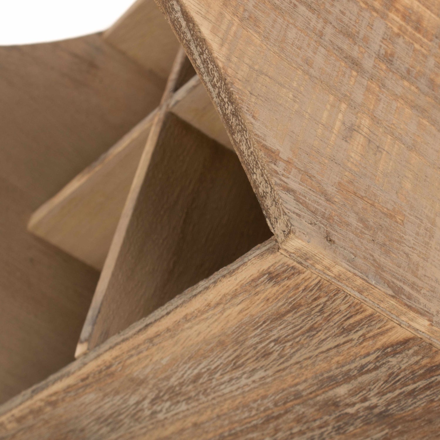 Oak Effect Wooden Bottle Carrier