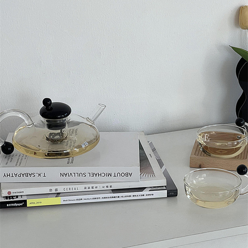 Retro Tea Glass Tea Kettle Set